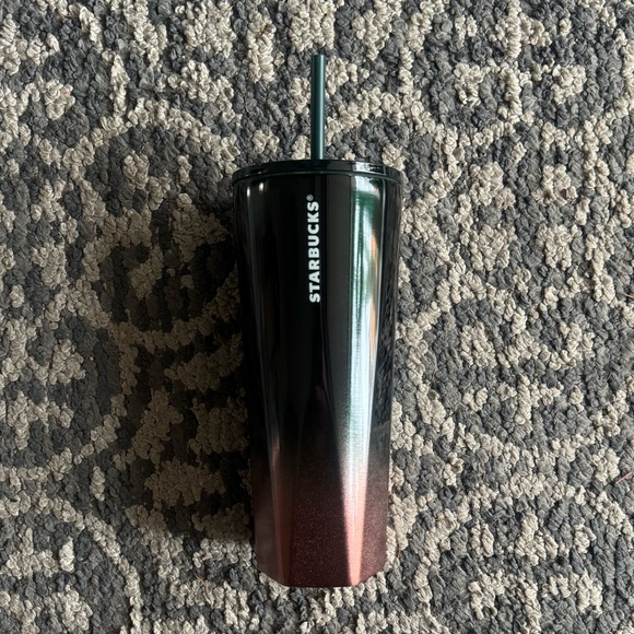 Starbucks 2023 Limited Edition Forest Green and Gold Two-Toned Tumbler- Venti - Picture 1 of 5